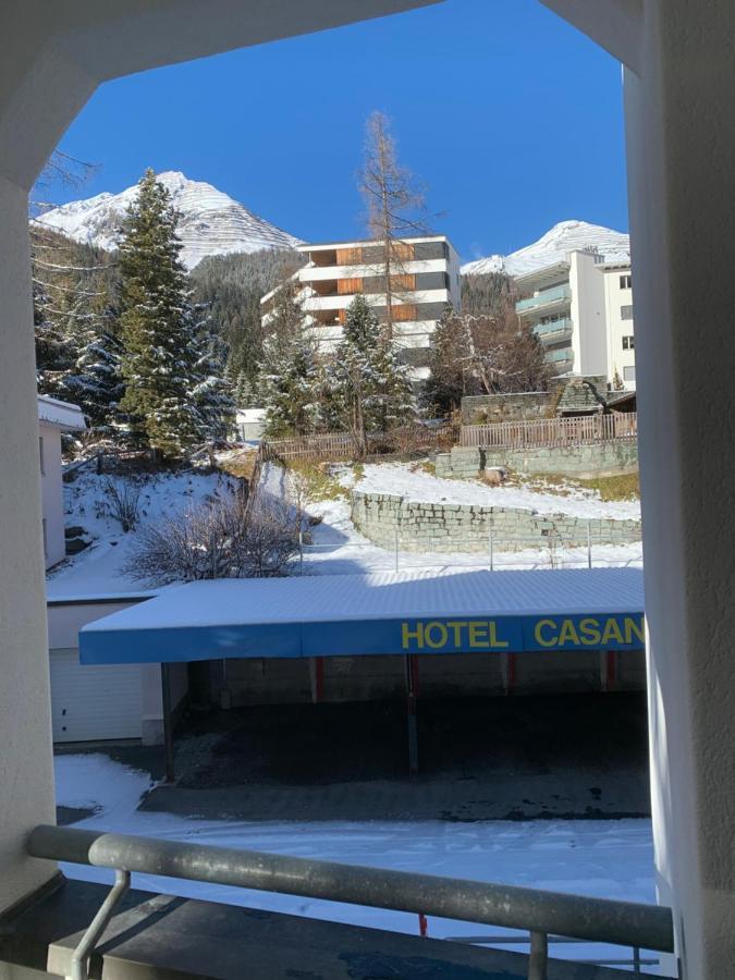 Zentral Bei Kongresshaus, Langlaufloipe, Hallenbad, Garage, Wifi, Voll Ausgestattet - Fewo Gian Davos Buitenkant foto